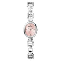 GUESS GUGW0982L1 PEMBE KADRAN ÇELİK OVAL KADIN KOL SAATİ
