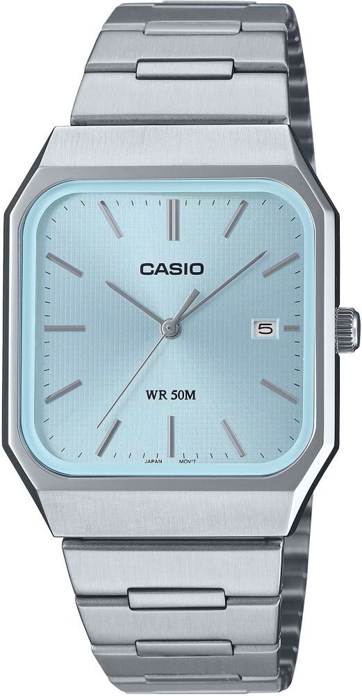 CASIO MTP-B185D-2A2VDF DİKDÖRTGEN ÇELİK ERKEK KOL SAATİ
