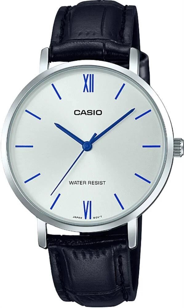 CASIO LTP-VT01L-7B1UDF SİYAH DERİ KORDON KADIN KOL SAATİ