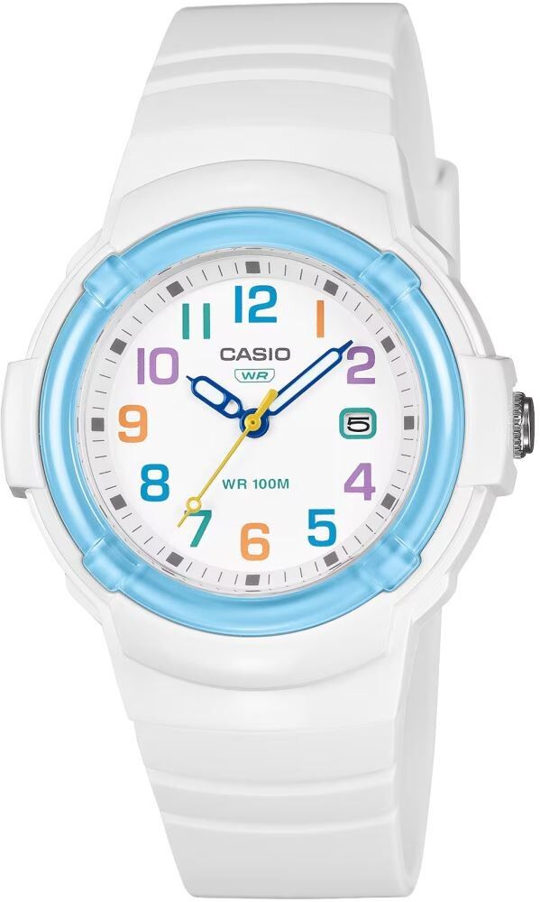 CASIO LX-800H-7A2VDF BEYAZ SİLİKON KORDON RAKAMLI ÇOCUK KOL SAATİ
