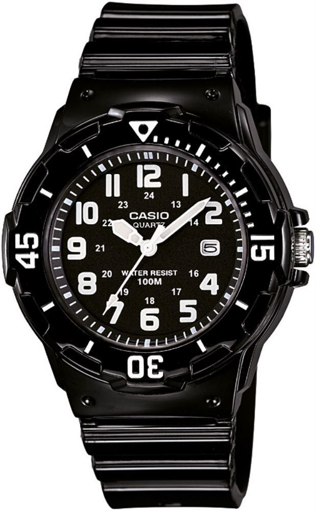 CASIO LRW-200H-1BVDF SİYAH SİLİKON KORDON RAKAMLI ÇOCUK KOL SAATİ
