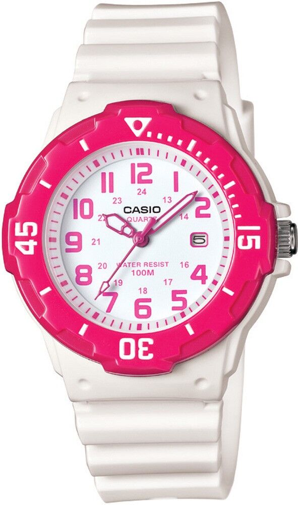 CASIO LRW-200H-4BVDF BEYAZ SİLİKON KORDON RAKAMLI ÇOCUK KOL SAATİ