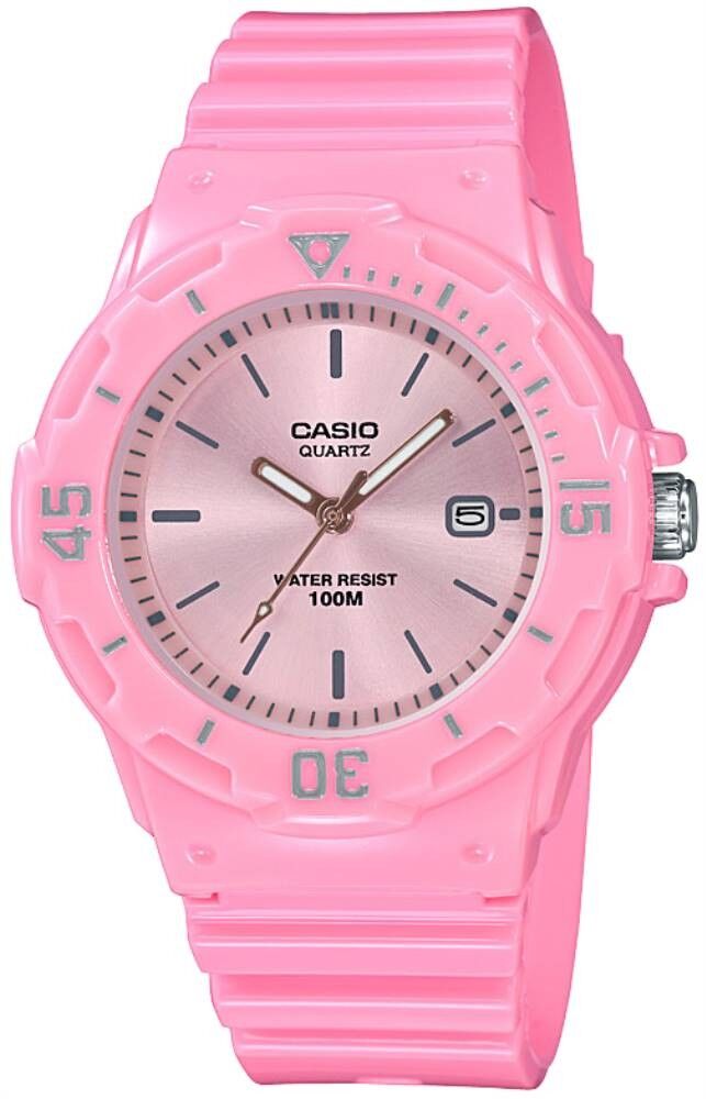 CASIO LRW-200H-4E4VDF PEMBE SİLİKON KORDON ÇOCUK KOL SAATİ