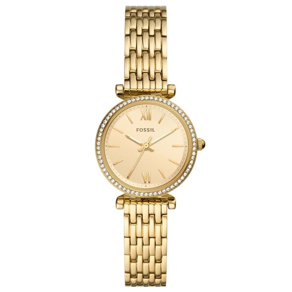 FOSSIL FES5309 ALTIN KAPLAMA TAŞLI KADIN KOL SAATİ