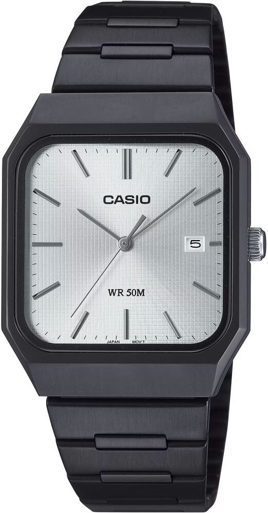 CASIO MTP-B185B-7AVDF SİYAH İYON KAPLAMA DİKDÖRTGEN ERKEK KOL SAATİ