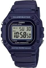 CASIO W-218H-2AVDF DİJİTAL LACİVERT SİLİKON KORDON ERKEK KOL SAATİ