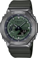 CASIO G-SHOCK GM-2100B-3ADR YEŞİL SİLİKON KORDON ANALOG/DİJİTAL ERKEK KOL SAATİ
