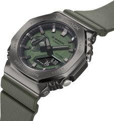 CASIO G-SHOCK GM-2100B-3ADR YEŞİL SİLİKON KORDON ANALOG/DİJİTAL ERKEK KOL SAATİ