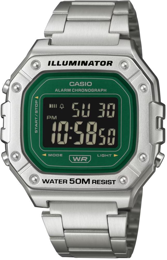 CASIO W-218HD-3AVDF METAL DİJİTAL ERKEK KOL SAATİ