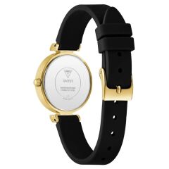 GUESS GUGW0912L4 SİYAH SİLİKON KORDON YEŞİL KADRAN KADIN KOL SAATİ