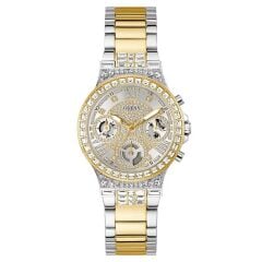GUESS GUGW0320L7 ALTIN KAPLAMA TAŞLI KADIN KOL SAATİ