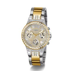 GUESS GUGW0320L7 ALTIN KAPLAMA TAŞLI KADIN KOL SAATİ