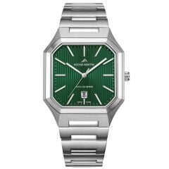 ROCHE MONTRE RMG8002-04 SWISS MADE SAFİR CAM YEŞİL KADRAN ÇELİK KARE ERKEK KOL SAATİ