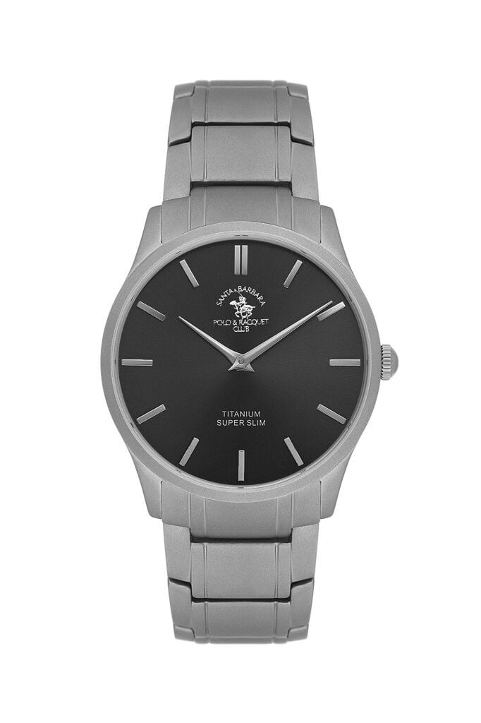 SANTA BARBARA POLO CLUB SB.4.10042-2 TİTANYUM SLIM İNCE ERKEK KOL SAATİ