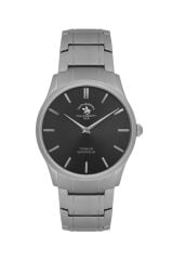 SANTA BARBARA POLO CLUB SB.4.10042-2 TİTANYUM SLIM İNCE ERKEK KOL SAATİ