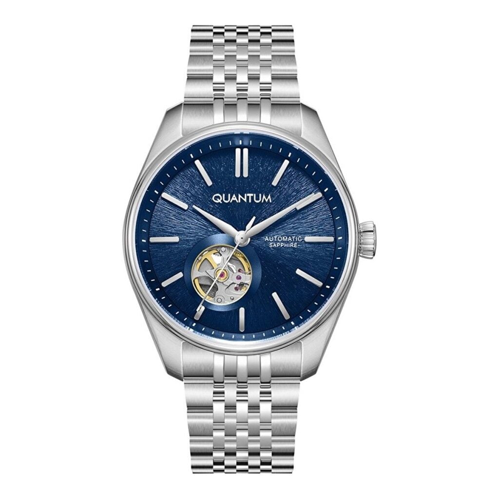 QUANTUM QMG1207.390 PİLSİZ OTOMATİK SAFİR CAM ÇELİK ERKEK KOL SAATİ