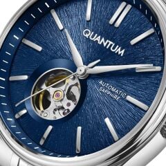 QUANTUM QMG1207.390 PİLSİZ OTOMATİK SAFİR CAM ÇELİK ERKEK KOL SAATİ