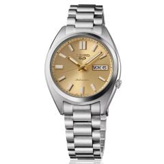 SEIKO 5 SRPL59J PİLSİZ OTOMATİK SARI KADRAN ÇELİK ERKEK KOL SAATİ