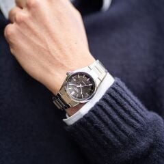 CASIO EDIFICE EFK-110D-1ADR PİLSİZ OTOMATİK SAFİR CAM ÇELİK ERKEK KOL SAATİ