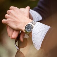 CASIO EDIFICE EFK-110D-2ADR PİLSİZ OTOMATİK SAFİR CAM ÇELİK ERKEK KOL SAATİ