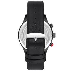 U.S. POLO ASSN. USPA1014-08 SİYAH DERİ KORDON ERKEK KOL SAATİ
