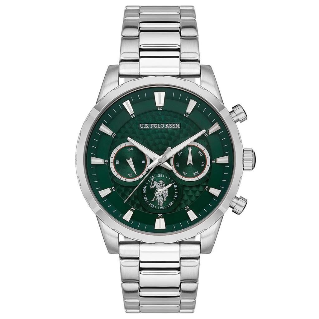 U.S. POLO ASSN. USPA1055-03 YEŞİL KADRAN ÇELİK ERKEK KOL SAATİ