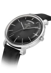 HISLON CL203S-04BS SİYAH DERİ KORDON ERKEK KOL SAATİ