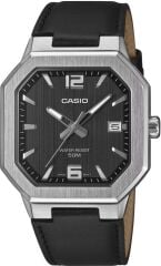 CASIO MTP-B195L-1AVDF SİYAH DERİ KORDON KARE ERKEK KOL SAATİ