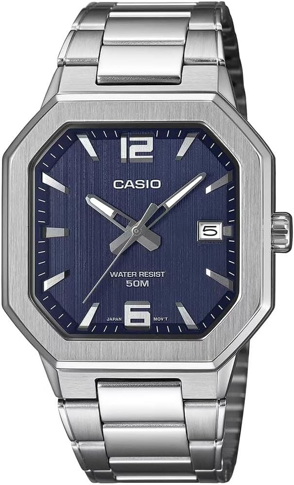CASIO MTP-B195D-2AVDF KARE ÇELİK ERKEK KOL SAATİ