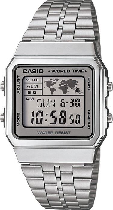 CASIO A500WA-7DF METAL KARE DİJİTAL ERKEK KOL SAATİ