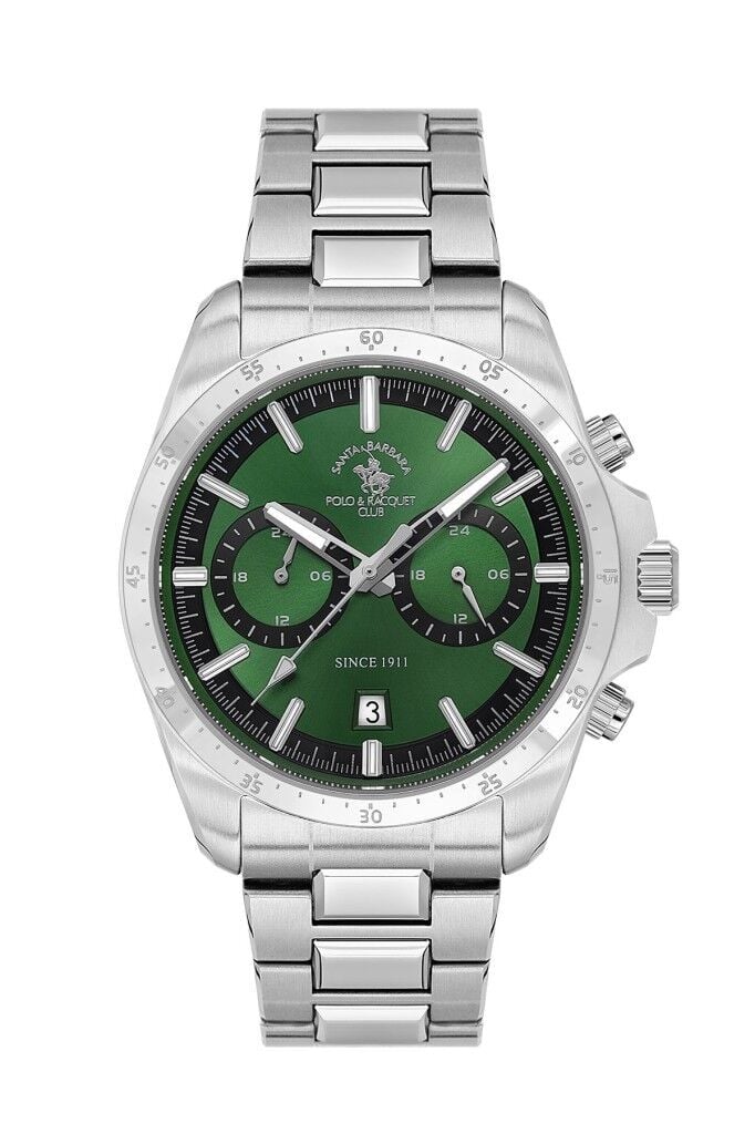 SANTA BARBARA POLO CLUB SB.1.10698-4 YEŞİL KADRAN ÇELİK ERKEK KOL SAATİ