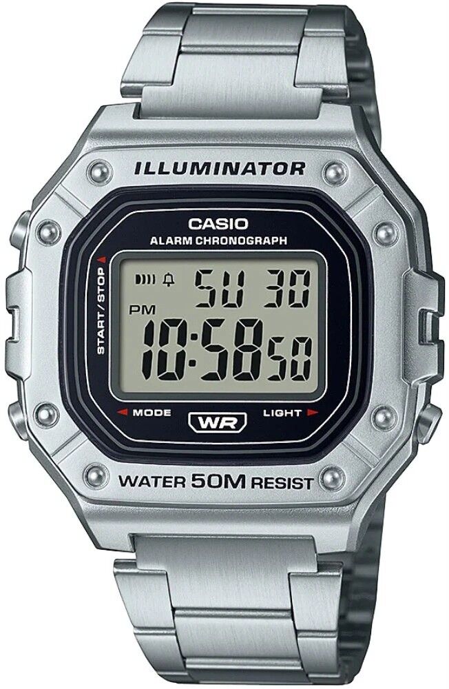 CASIO W-218HD-1AVDF METAL DİJİTAL ERKEK KOL SAATİ