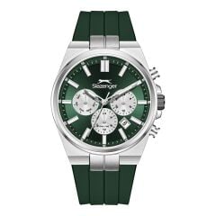 SLAZENGER SL.09.2651.2.375 YEŞİL SİLİKON KORDON ERKEK KOL SAATİ