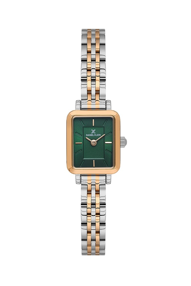 DANIEL KLEIN DK102-DK.1.13913-6 YEŞİL KADRAN ROSE GOLD DİKDÖRTGEN KADIN KOL SAATİ