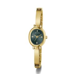 GUESS GUGW0924L7 YEŞİL KADRAN ALTIN KAPLAMA OVAL KADIN KOL SAATİ