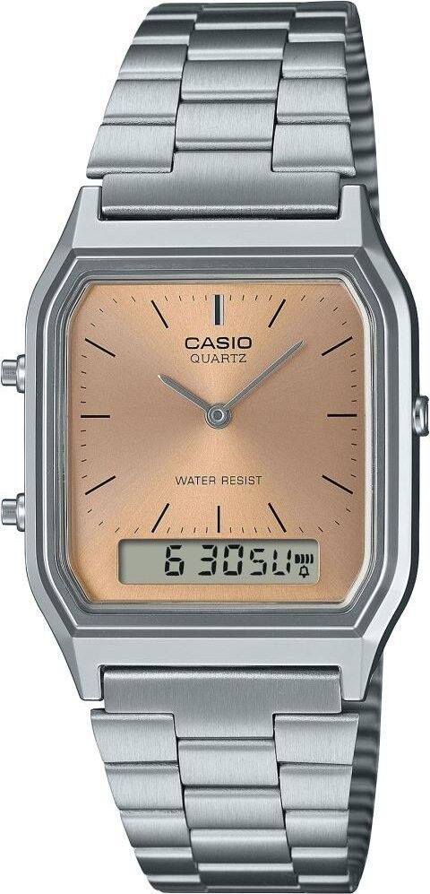 CASIO AQ-230A-4AMQYDF ANALOG DİJİTAL DİKDÖRTGEN UNISEX KOL SAATİ