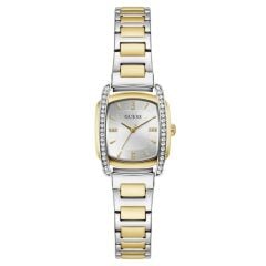 GUESS GUGW1096L3 ALTIN KAPLAMA KARE TAŞLI KADIN KOL SAATİ
