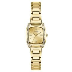 GUESS GUGW1096L2 ALTIN KAPLAMA KARE TAŞLI KADIN KOL SAATİ