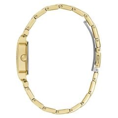 GUESS GUGW1096L2 ALTIN KAPLAMA KARE TAŞLI KADIN KOL SAATİ