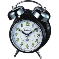 CASIO TQ-362-1BDF ALARMLI IŞIKLI SİYAH ÇALAR MASA SAATİ
