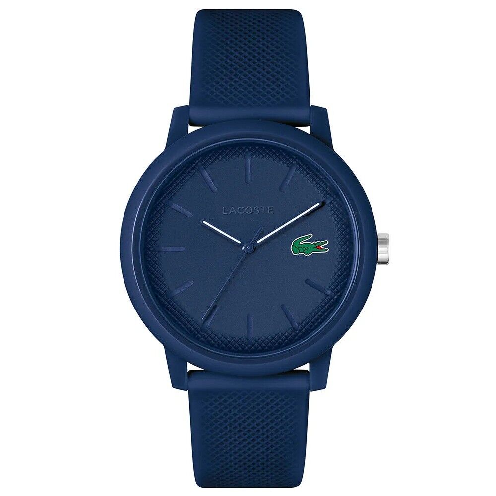 LACOSTE LAC2011172 LACİVERT SİLİKON KORDON UNISEX KOL SAATİ