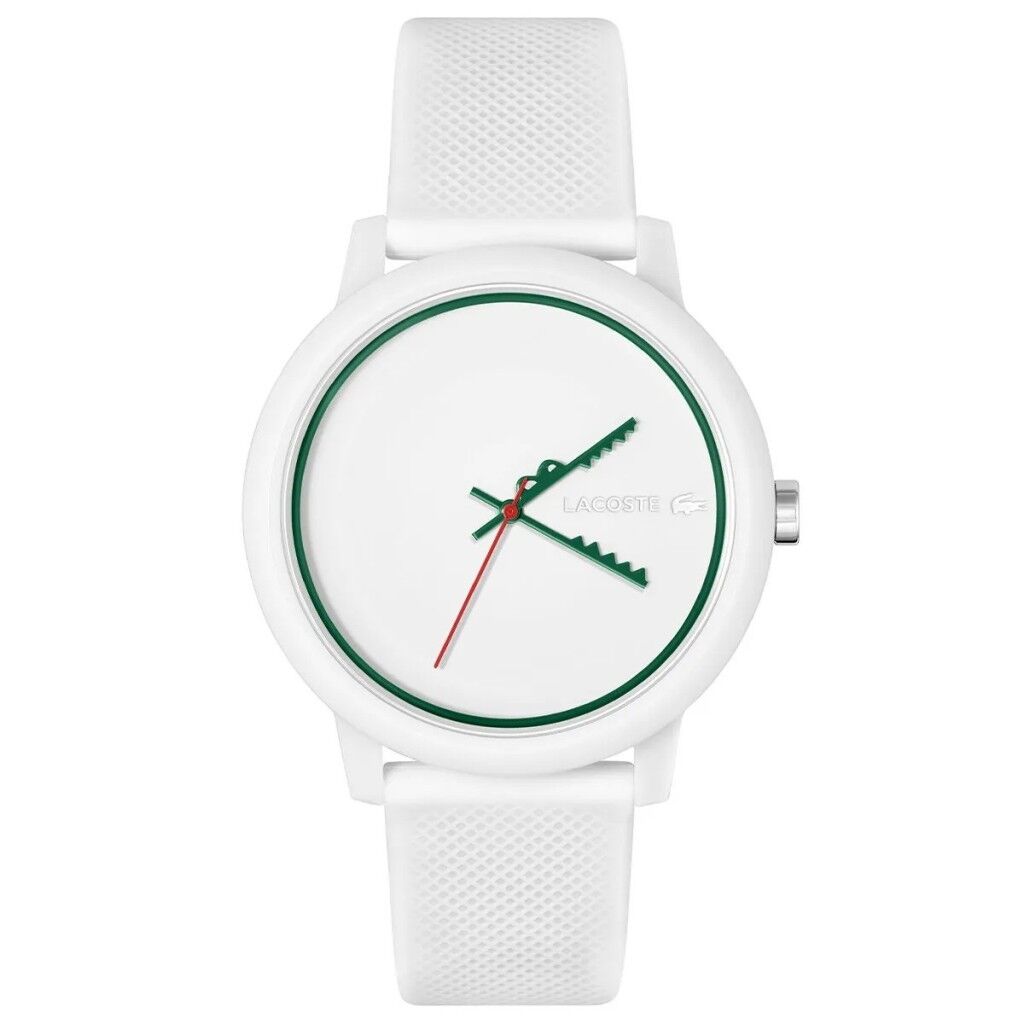 LACOSTE LAC2011308 BEYAZ SİLİKON KORDON UNISEX KOL SAATİ