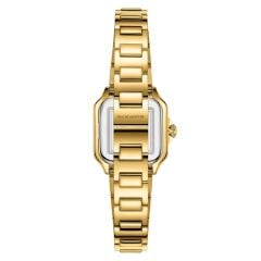 ROCHE MONTRE RML5022-05 SWISS MADE SAFİR CAM YEŞİL KADRAN ALTIN KAPLAMA KARE KADIN KOL SAATİ