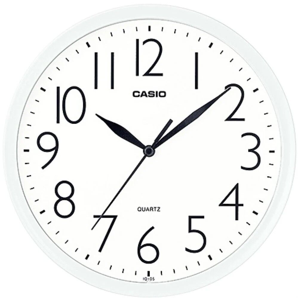 CASIO IQ-05-7DF BEYAZ 24CM DUVAR SAATİ