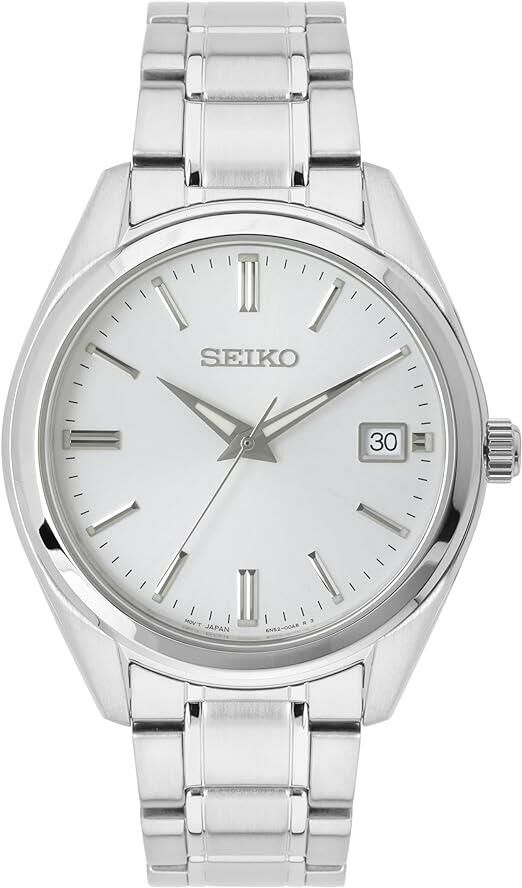 SEIKO SUR307P SAFİR CAM ÇELİK ERKEK KOL SAATİ