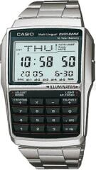 CASIO DBC-32D-1ADF TELEFON HAFIZALI HESAP MAKİNALI METAL DİJİTAL ERKEK KOL SAATİ