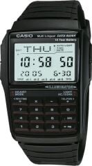 CASIO DBC-32-1ADF TELEFON HAFIZALI HESAP MAKİNALI SİLİKON KORDON DİJİTAL ERKEK KOL SAATİ