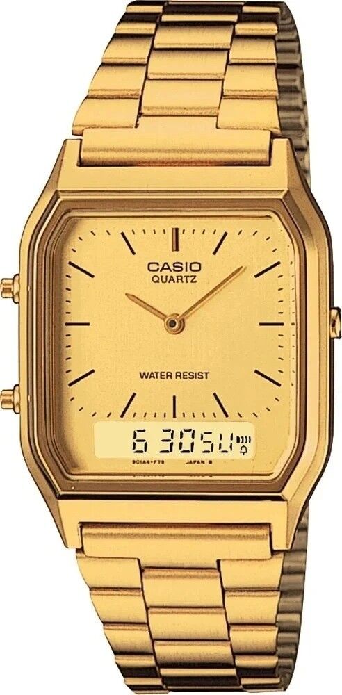 CASIO AQ-230GA-9DMQ ANALOG DİJİTAL DİKDÖRTGEN UNISEX KOL SAATİ