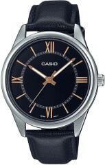 CASIO MTP-V005L-1B5UDF SİYAH DERİ KORDON ERKEK KOL SAATİ