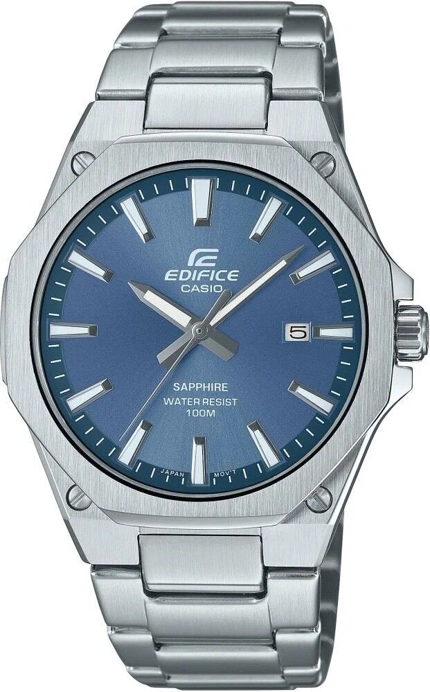 CASIO EDIFICE EFR-S108D-2AVUDF SAFİR CAM ÇELİK ERKEK KOL SAATİ
